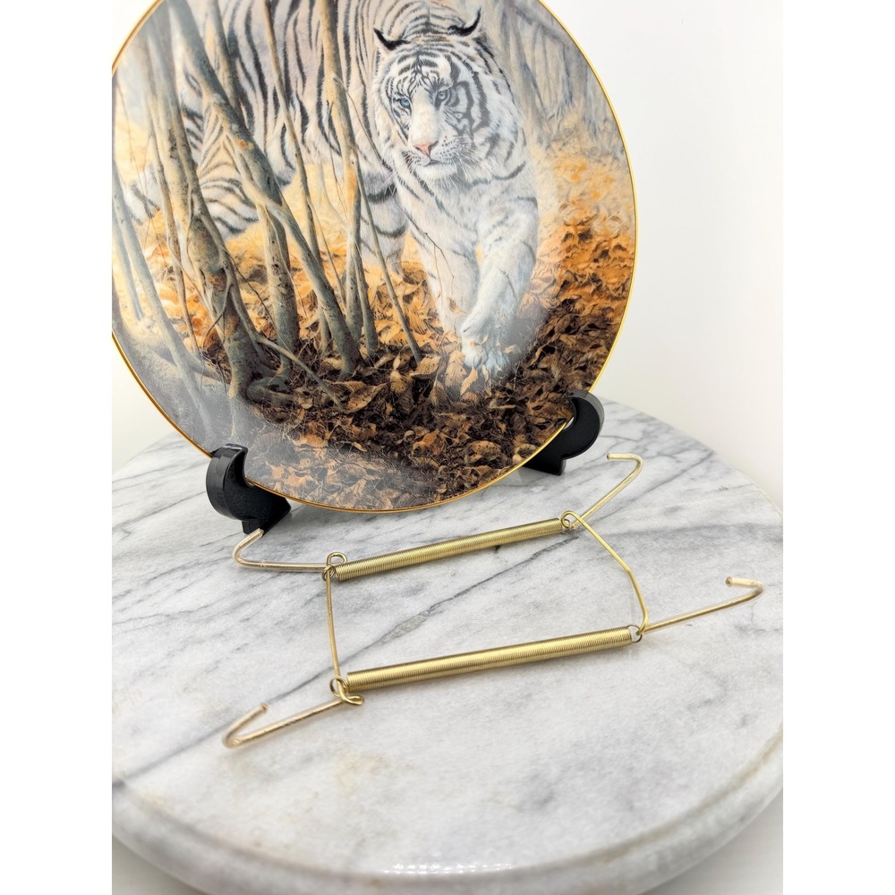 1993 White Tiger Collector Plate Softly, Softly John Seerey-Lester W.S. George - Picture 14 of 14